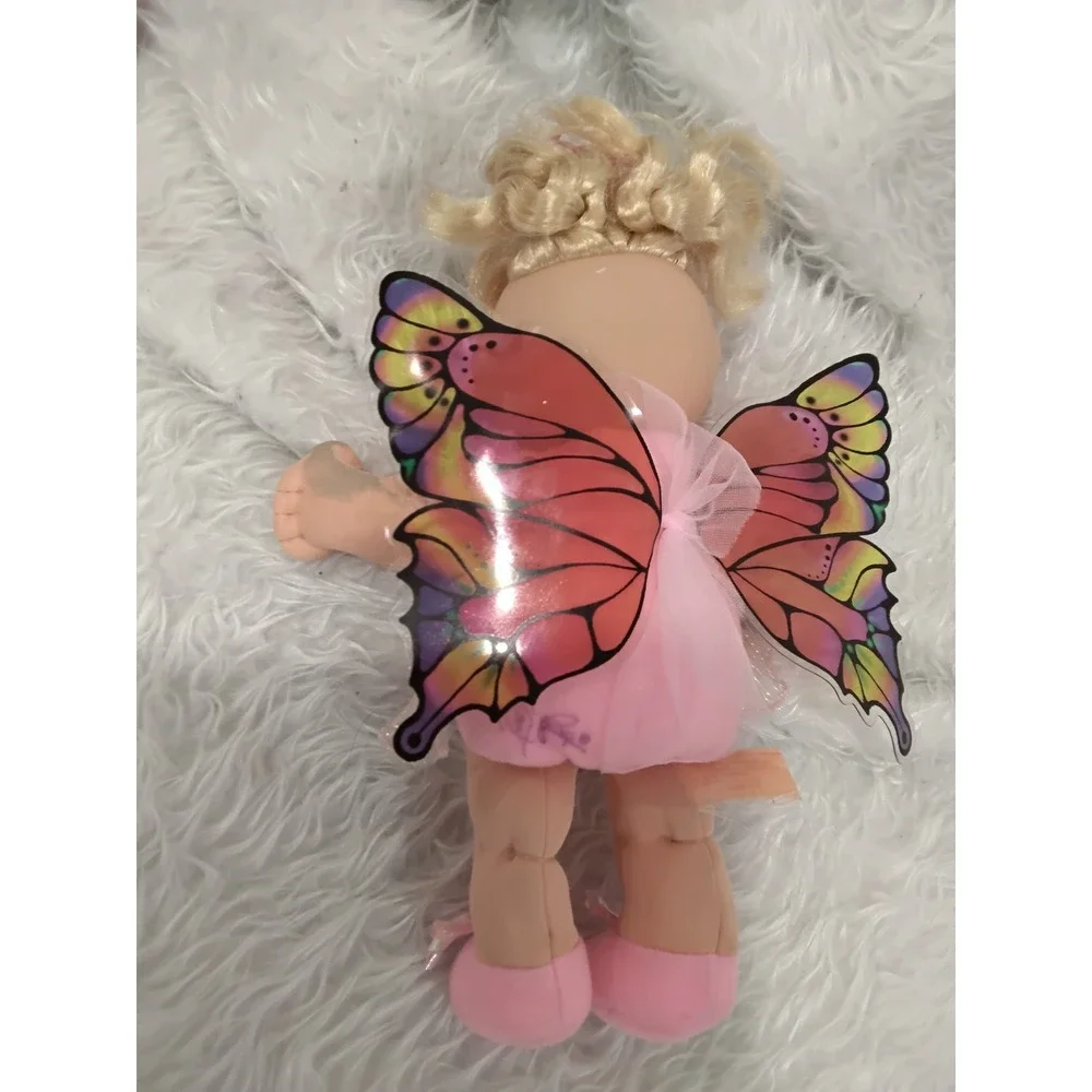 Vintage 1995 Cabbage Patch Kids Butterfly Fairy‎ Doll Pink Tutu Blonde Mattel